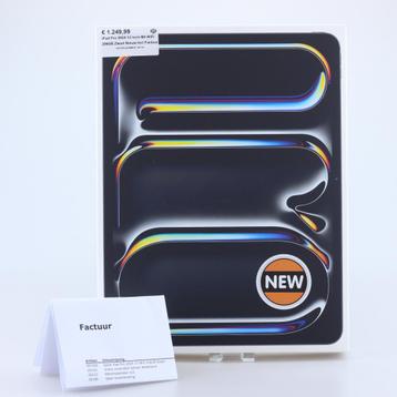 iPad Pro 2024 13 Inch M4 WiFi 256GB Zwart Nieuw Incl Factuur beschikbaar voor biedingen