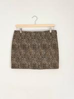 Saint Laurent Mini Skirt – verenpatroon - mt 38 - np €1.500+, Maat 38/40 (M), Bruin, Saint Laurent, Ophalen of Verzenden