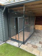 Voliere 2x1,20x1.80, Ophalen of Verzenden, Zo goed als nieuw, Aluminium, Volière