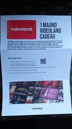Nieuw! Cadeaukaart: 1 maand videoland Plus gratis, Drie personen of meer, Cadeaubon