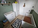 Complete 3-delige babykamer in wit: Bedje, kast & commode!, Kinderen en Baby's, Ophalen, Zo goed als nieuw, Jongetje of Meisje