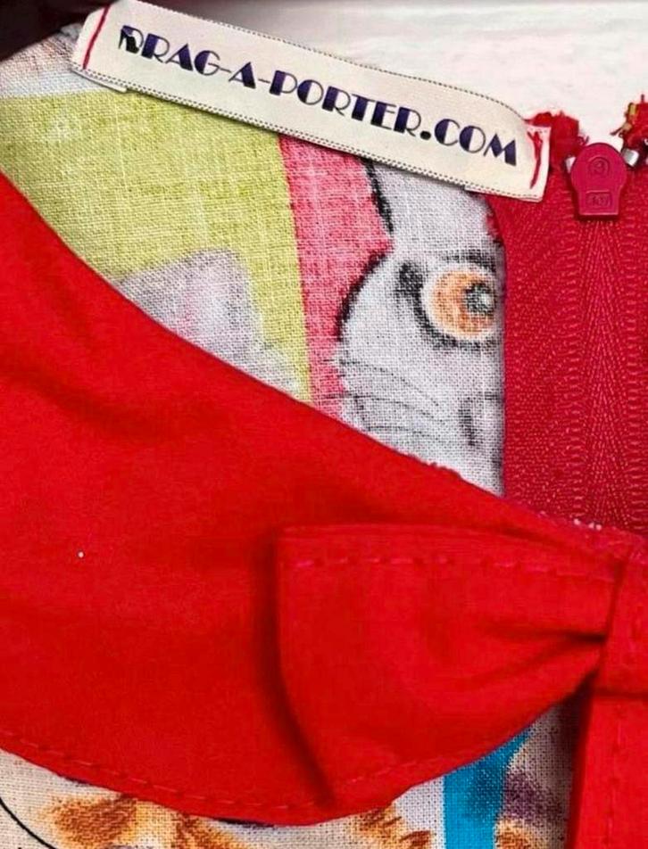 Zomerse jurk - DeeDee Janssens Original, Kleding | Dames, Jurken, Zo goed als nieuw, Maat 38/40 (M), Overige kleuren, Knielengte