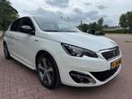 Peugeot 308 1.2 PURETECH GT-LINE/PANO/LEER/XENON/NAVI, Gebruikt, Euro 6, Wit, Bedrijf