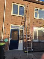 uitschuif ladder, Doe-het-zelf en Verbouw, Ladders en Trappen, Ophalen, Gebruikt, Ladder, Opvouwbaar of Inschuifbaar