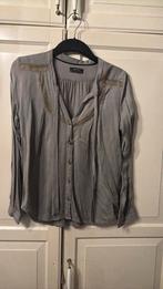 Blouse 10 feet maat S jaren 30, Ophalen of Verzenden, Zo goed als nieuw, Maat 38/40 (M), Zwart