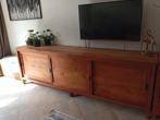 Teakhouten dressoir 2.50 breed, Huis en Inrichting, Kasten | Dressoirs, Ophalen, 25 tot 50 cm, 200 cm of meer