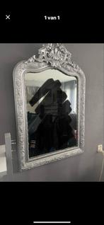 Franse kuif spiegel, zilver, 110x73 cm, Ophalen, Gebruikt, 100 tot 150 cm, 75 tot 100 cm