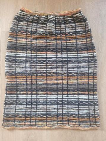 M Missoni rok gebreid warme tinten wolmix mt IT 44 = 38 ZGAN beschikbaar voor biedingen