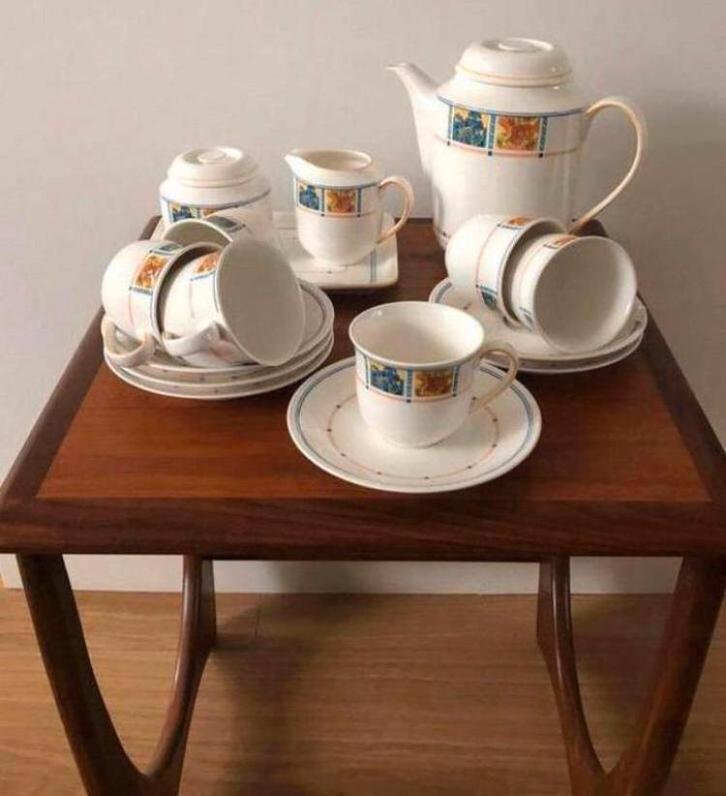Koffie servies Villeroy&Boch Vincent Van Gogh 1990 | 6 pers., Huis en Inrichting, Keuken | Servies, Overige typen, Overige stijlen