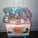 Punch set /Bowl set Picardie les Verreries de Saint Gobain, Glas, Overige typen, Overige stijlen, Ophalen of Verzenden