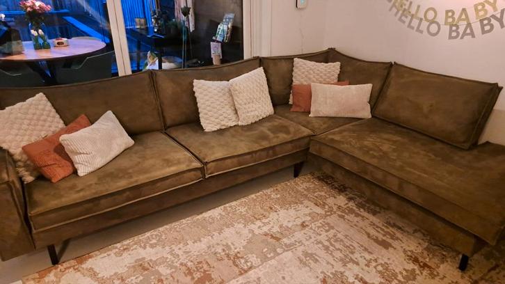 GRATIS!! NOG MOOIE BANK GROEN, Huis en Inrichting, Banken | Complete zithoeken, Gebruikt, Ophalen of Verzenden