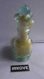 POEDEL EN SPANIEL * 2 GLAZEN FLESJES * Vintage *, Antiek en Kunst, Verzenden