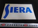 sticker SIERA  Transparant ( PHILIPS ), Ophalen, Zo goed als nieuw, Bedrijf of Vereniging