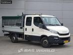 Iveco Daily 35S11 Open Laadbak met Kist Dubbel Cabine 3,5t T, Stof, Gebruikt, Iveco, 7 stoelen