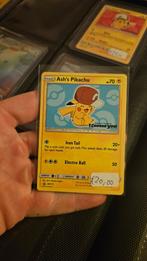 Ash's Pikachu sm113 Pokemonkaart!, Ophalen of Verzenden, Zo goed als nieuw