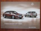 Mercedes-Benz E-Klasse Limousine und T-Modell (nov. 2009), Ophalen of Verzenden, Nieuw, Mercedes