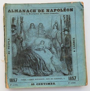 Almanach de Napoléon 1857 Almanak Napoleon Bonaparte beschikbaar voor biedingen