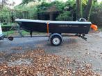 boot  met trailer, Watersport en Boten, Sloepen, Ophalen, Tot 10 pk, Zo goed als nieuw, 3 tot 6 meter