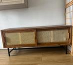 rotan xenos kast, Huis en Inrichting, Kasten | Dressoirs, Ophalen, Gebruikt, 100 tot 150 cm, Metaal