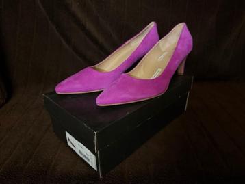 Sexy suede pumps paars/magenta, maat 44 beschikbaar voor biedingen