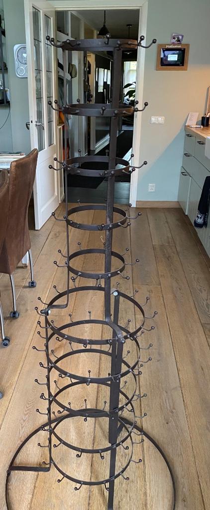 Landelijk hoog mokken/decoratie rek, Huis en Inrichting, Woonaccessoires | Overige, Zo goed als nieuw, Ophalen