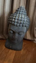 Groot Boeddha hoofd - Decoratief beeld, Ophalen of Verzenden, Gebruikt
