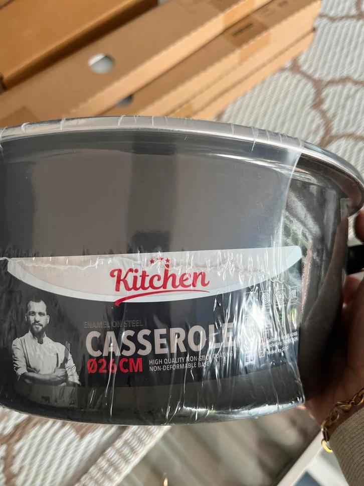 Nieuwe Kitchen Koekenpan/Braadpan 26cm - Inductie, Huis en Inrichting, Keuken | Potten en Pannen, Nieuw, Koekenpan of Braadpan