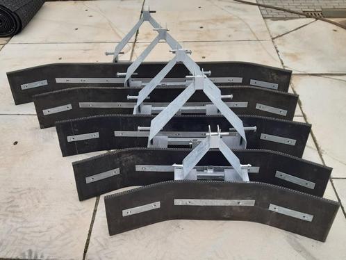 Rubberstrip rubberschuif rubberstrook staalinlage slijtstrip, Tuin en Terras, Veegmachines, Nieuw, Ophalen of Verzenden