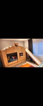 Houten Glijbaan Bed - Zo Goed Als Nieuw!, Kinderen en Baby's, Kinderkamer | Stapelbedden en Hoogslapers, Ophalen, Zo goed als nieuw