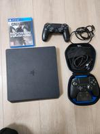 Playstation 4 slim 500 gb inclusief 2 controllers en spel, Met 2 controllers, Gebruikt, 500 GB, Ophalen