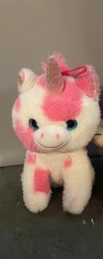 Knuffel eenhoorn unicorn ty grote ogen roze, Ophalen of Verzenden, Zo goed als nieuw