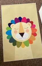 Poster kinderkamer. Mooie print op dun karton 60x90, Ophalen of Verzenden, Zo goed als nieuw, Wanddecoratie