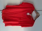 H&M Rood T-shirt Met Ronde Hals Maat XL, H&M, Verzenden, Maat 46/48 (XL) of groter, Nieuw