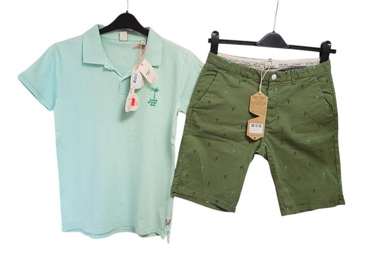 Prachtige cactus/palm SCOTCH & SODA short mt 16/176. NIEUW!, Kinderen en Baby's, Kinderkleding | Maat 176, Nieuw, Jongen, Broek