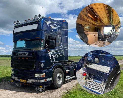 Scania 164LA 6x2 Voorloper Showtruck – 580PK Pure Klasse (20, Auto's, Vrachtwagens, Particulier, Te koop, Airconditioning, Boordcomputer