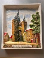 Zwolle Sassenpoort tegel in reliëf, Ophalen of Verzenden
