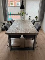 Industriele eettafel 190x95, Huis en Inrichting, Tafels | Eettafels, Ophalen, 50 tot 100 cm, Zo goed als nieuw, 150 tot 200 cm