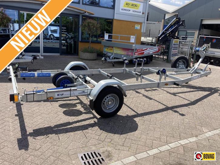Kalf Boottrailer nieuw 6,2m 1x1500 kg MOET WEG!!, Watersport en Boten, Boottrailers, Nieuw