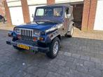 Jeep Wrangler Wrangler 4.0i, Auto's, Zwart, 4000 cc, Blauw, Origineel Nederlands