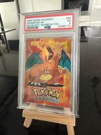 PSA Graded Charizard Topps Rainbow Foil, Ophalen of Verzenden, Zo goed als nieuw, Losse kaart, Foil