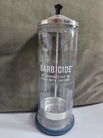 Barbicide flacon glas manicure pedicure kapper, Ophalen of Verzenden, Zo goed als nieuw