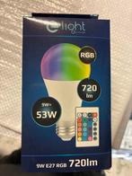 E27 RGB LED Lamp met Afstandsbediening, 30 tot 60 watt, Led-lamp, Nieuw, E27 (groot)