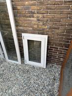 Kunststof Kozijn met Dubbelglas, Doe-het-zelf en Verbouw, Ophalen, Gevelraam of Ruit, Gebruikt, Minder dan 80 cm
