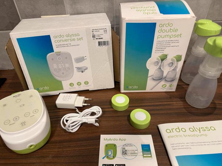 Ardo Alyssa Kolfset - Compleet!, Kinderen en Baby's, Babyvoeding en Toebehoren, Zo goed als nieuw, Borstkolf, Ophalen of Verzenden