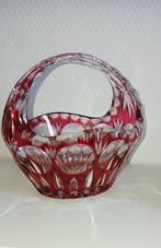 Bohemian glazen mandje, Antiek en Kunst, Antiek | Glas en Kristal, Ophalen of Verzenden