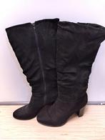 Halfhoge laarzen maat 41, Kleding | Dames, Ophalen, Zo goed als nieuw, Zwart