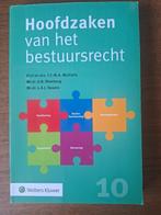 Hoofdzaken van het bestuursrecht 10e druk, Ophalen of Verzenden, Gamma, Zo goed als nieuw, WO