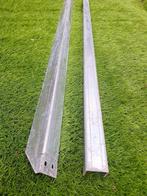 Hoekprofielen gegalvaniseerd, u profiel, ijzeren hoeklijn, Doe-het-zelf en Verbouw, Metalen, Ophalen, Gebruikt, IJzer
