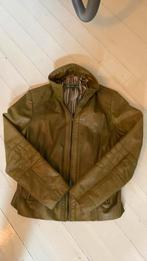 Leren damesjas, Kleding | Heren, Jassen | Winter, Ophalen of Verzenden, Zo goed als nieuw, Overige maten, Groen