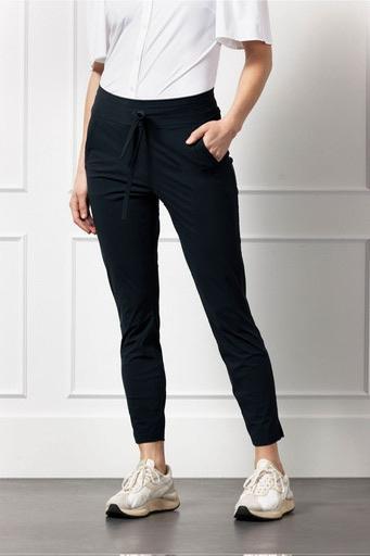 Studio anneloes startup broek M donkerblauw travelstof, Kleding | Dames, Broeken en Pantalons, Zo goed als nieuw, Maat 38/40 (M)